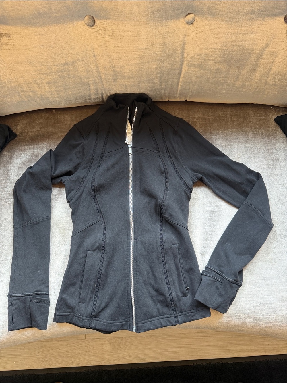 lululemon athletica Black Full-Zip Utility Jacket